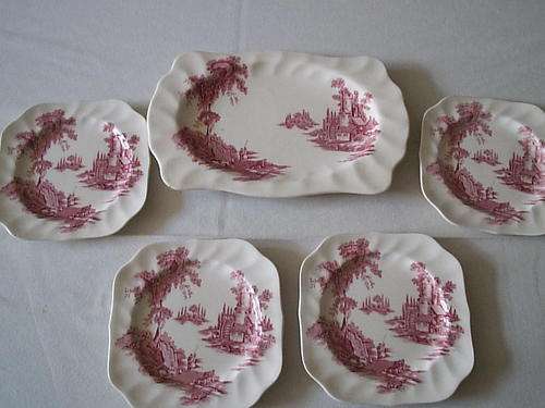 Johnson Brothers "The Old Mill" Cake set