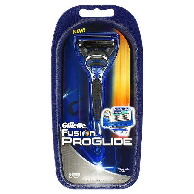Gillette Fusion Proglide Razor 2up