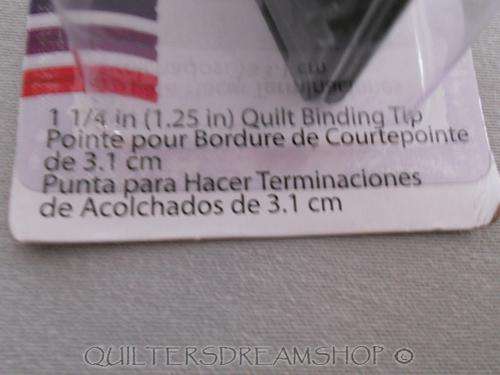 SIMPLICITY BIAS TAPE MACHINE 1 1/4 '' QUILT BINDING TIP