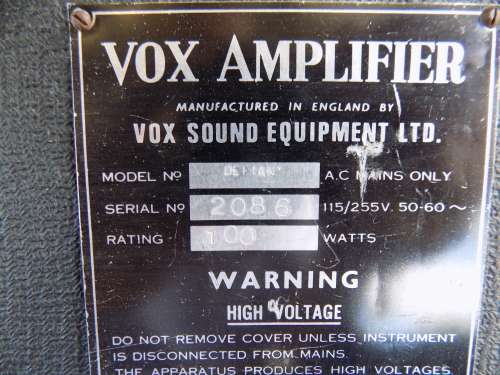 Vox 100w Head!
