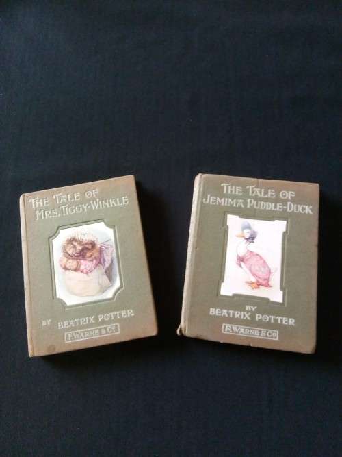 2 X BEATRIX POTTER FIRST EDITIONS - PUBLISHED 1905 AND 1908