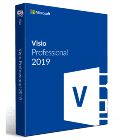 Microsoft Visio Professional  2019 Visio 2019 Genuine Lifetime License