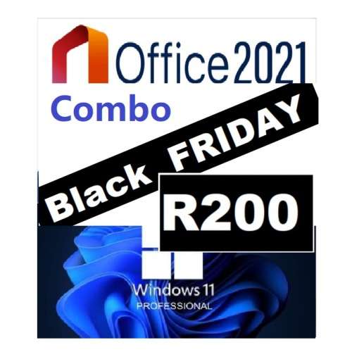 Black Friday Windows 11 Professional + Office 2021 Combo