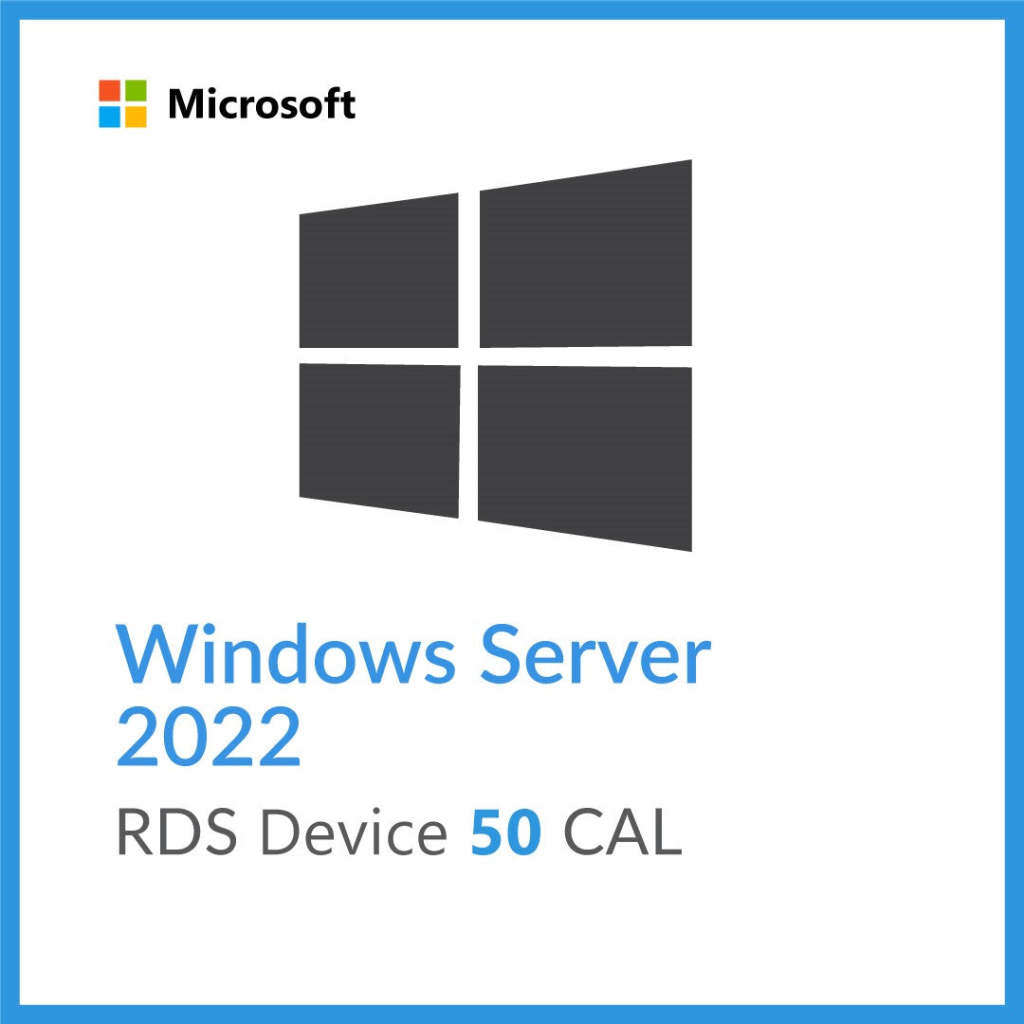 Windows Server 2022 50 Device Remote Desktop Services (RDS) CAL