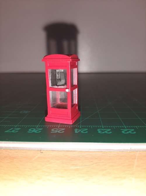 HO Scale Telephone Booth