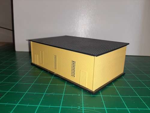 HO Scale Garage with 4 doors