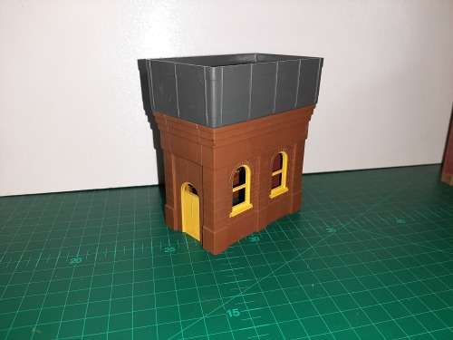 Assorted Tri-ang track buildings