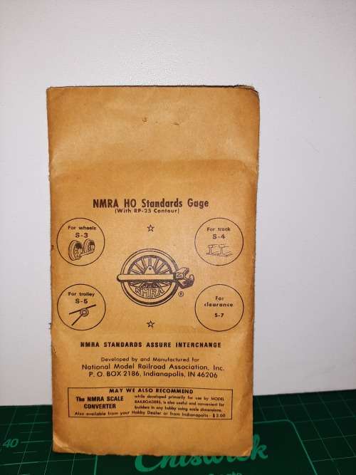 NMRA HO Standards Gauge