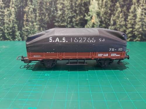 LIMA SAR Coal wagon with tarpaulin
