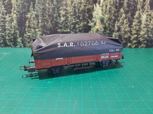 LIMA SAR Coal wagon with tarpaulin