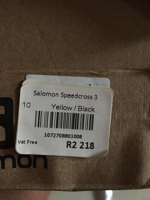 New Solomon SpeedCross 3 Red/Black R1 200.00