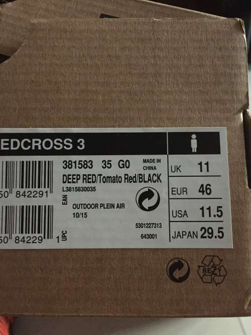 New Solomon SpeedCross 3 Red/Black R1 200.00