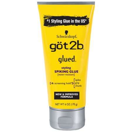 Got2b Glued Styling Spiking Hair Glue, 170g 6 Ounce  - 1 Tube