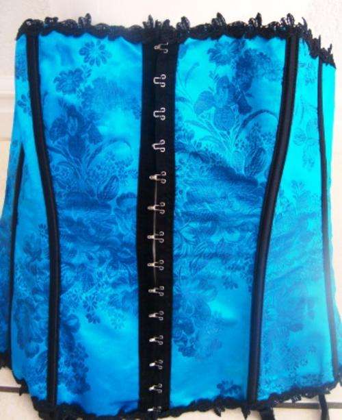 Stunning Blue Corset: Size 2XL