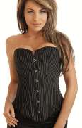 SALE!!!!!!!!Black Corset: Size Med