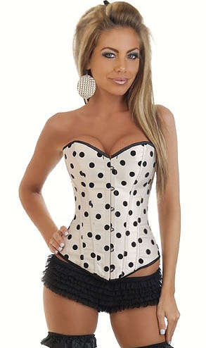 Polka Dot Baby Corset: Size: XL