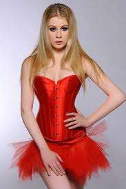 Red Corset :Size: Large