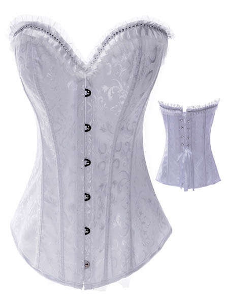 White Corset: Size Small