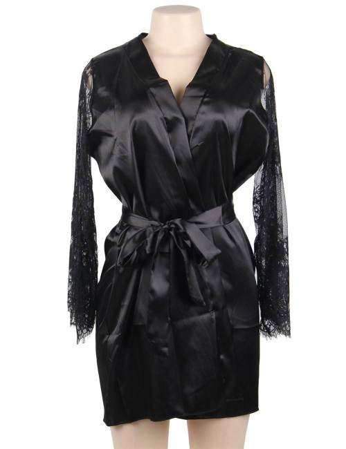 Black Gown Lingerie - XL|2XL