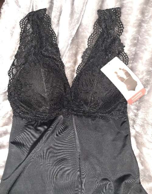 Black Lace Bodysuit: XL