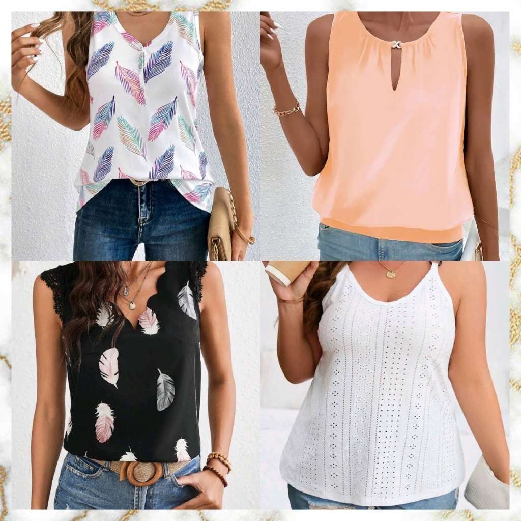 Blue | White Bra set