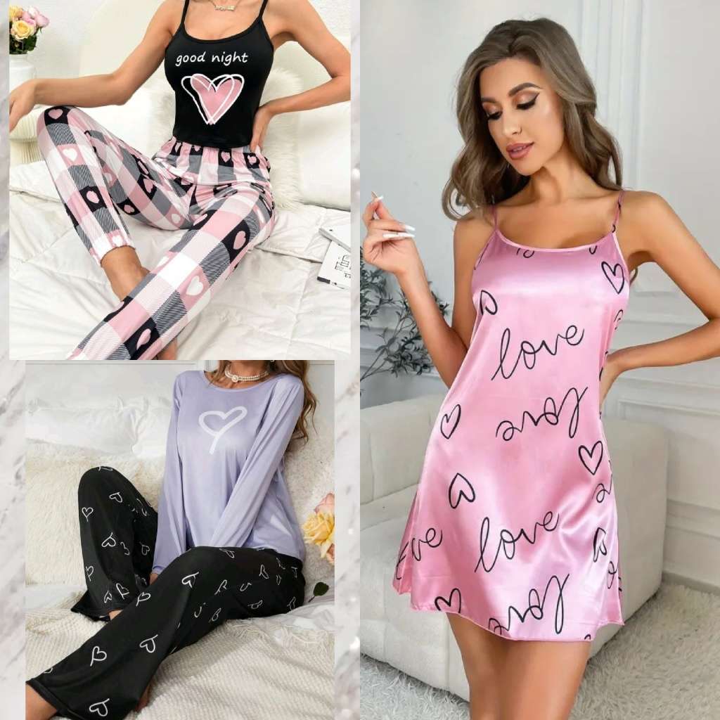 Sexy pink leopard print sleepwear: XL