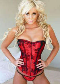 Stunning Red Corset - Size: L