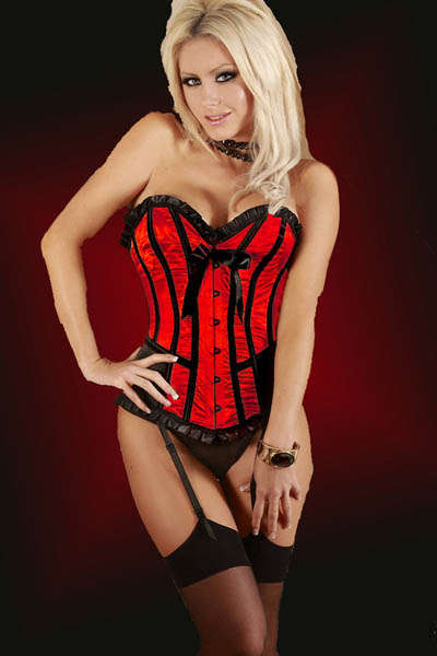 Red Corset: Size Small