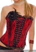 Red & Black Corset: Size- XL