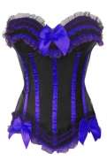 SALE!!!!!!!!!!!!!!!!!!!!!!!!Blue Corset: Size: L