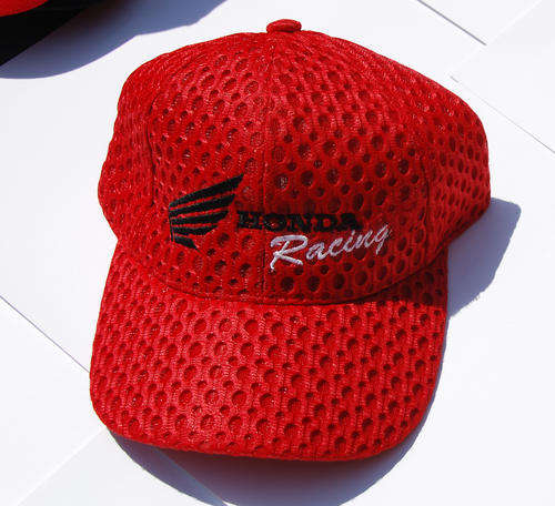 HONDA CAP -  RED   (VENTILATION HOLES)