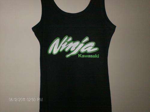 TANK TOP  (LADIES)  KAWASAKI NINJA  (BLACK)