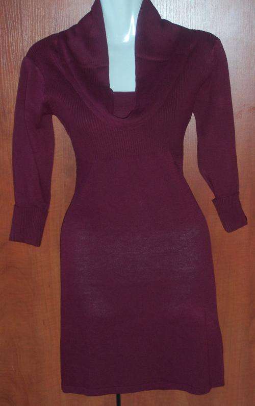 Lovely Burgundy Knit Dress/Top