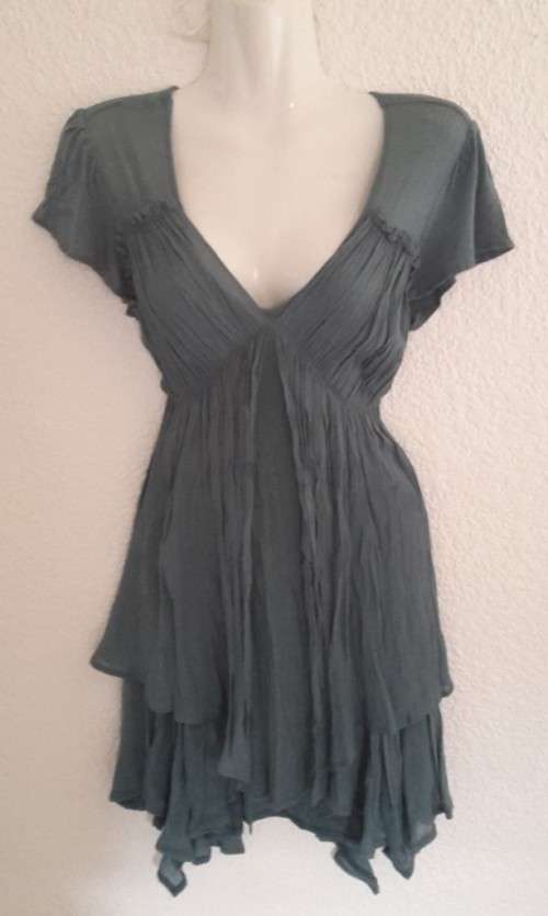 Stunning Moss-Green Tunic Top/Dress from Truworth