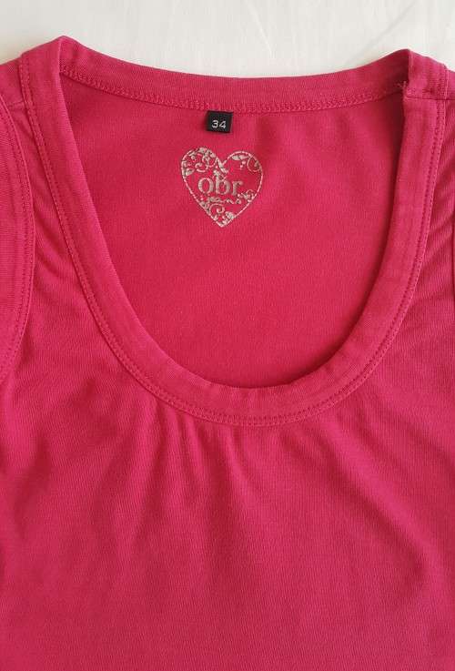 Cerise Pink Cotton Top from Truworth