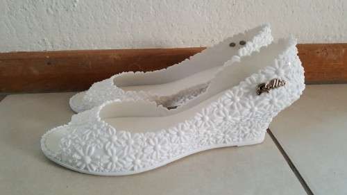 Beautiful White Zellie Shoes