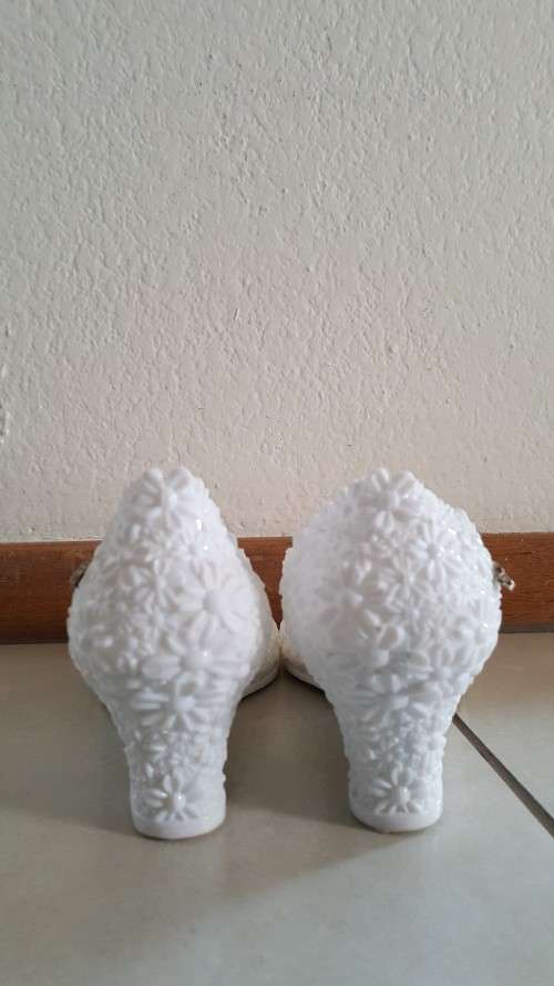 Beautiful White Zellie Shoes