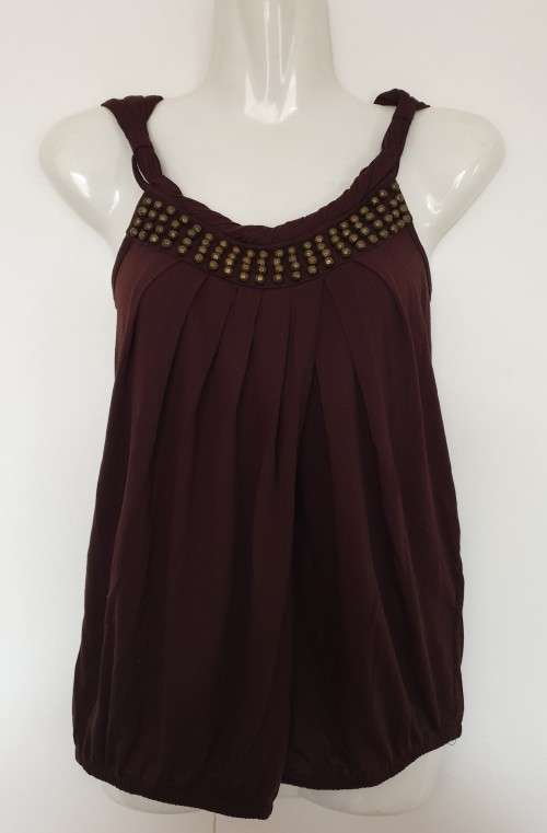 Lovely Brown Beaded Top from Truworths