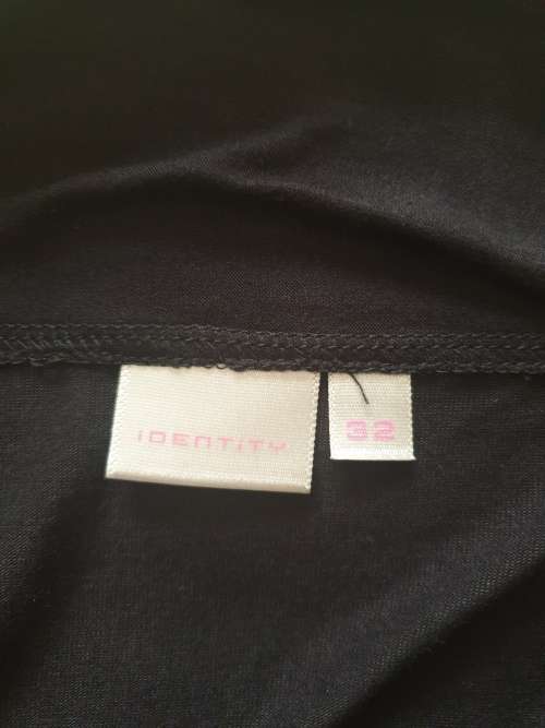 Short Sleeved Black Waterfall Jacket from Identity