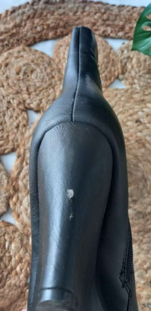 Beautiful Black Wedge Ankle Boots from AWOL