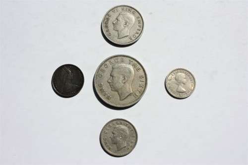 5 NEW ZEALAND COINS FOR SALE