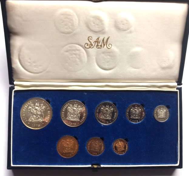 1978 SHORT PROOF SET - 8 COINS - SILVER RAND - ALL COINS ARE BILINGUAL