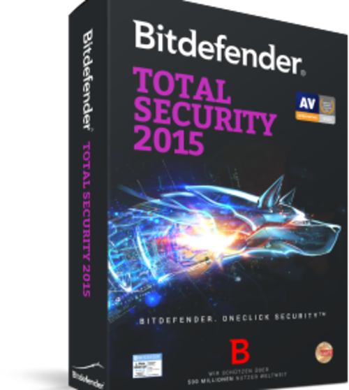 Bitdefender Total Security 2015 newest version 1 year 1 computers