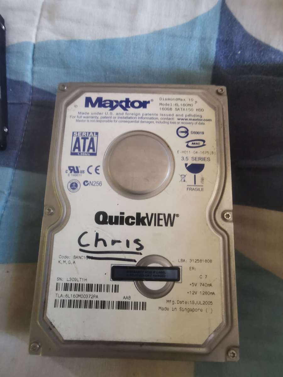 Job Lot hard drives all Tested working condition