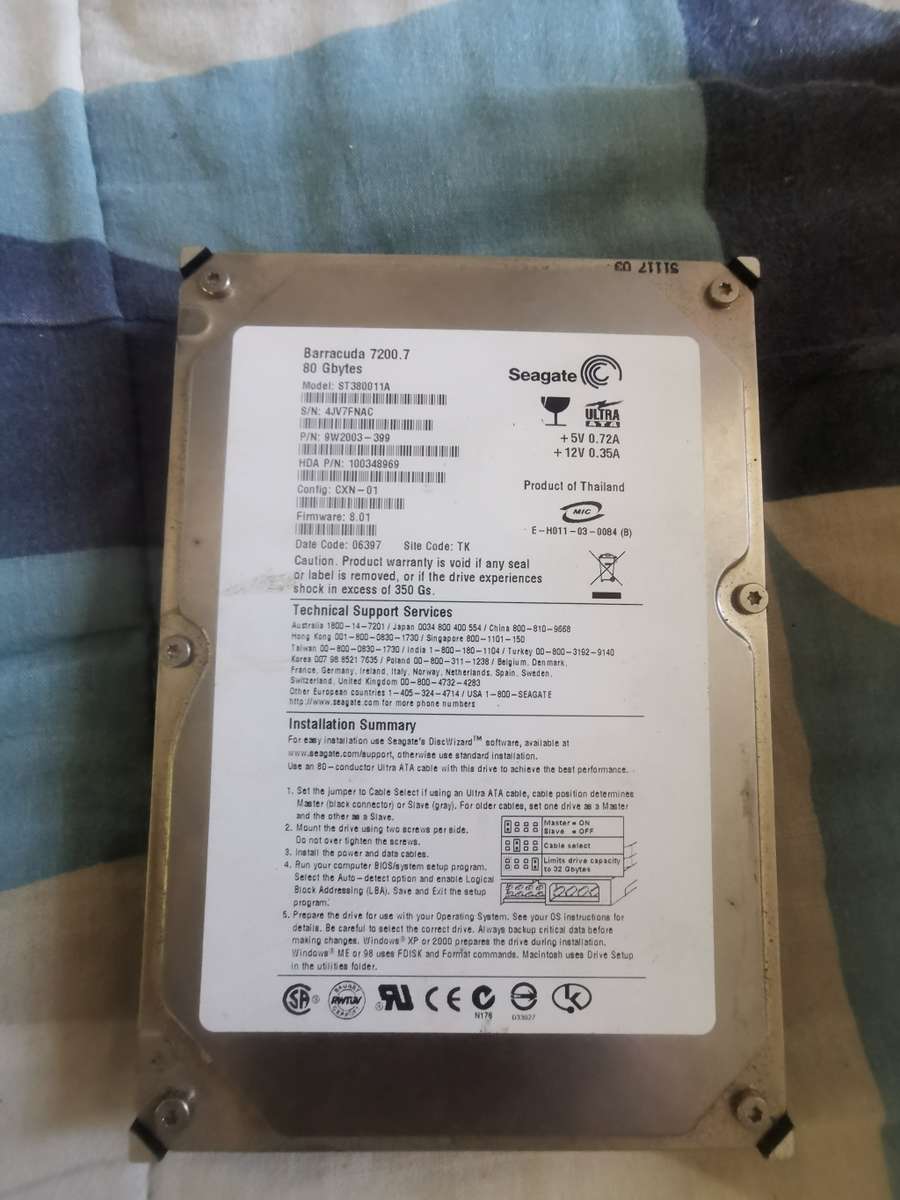 Job Lot hard drives all Tested working condition