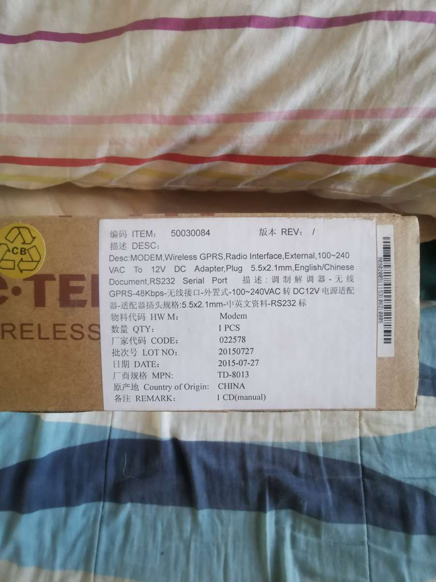 GSM-Q2403 GSM/GPRS RS232 Modem