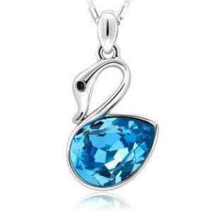 GORGEOUS SIMULATED SOFT TANZANITE PENDANT