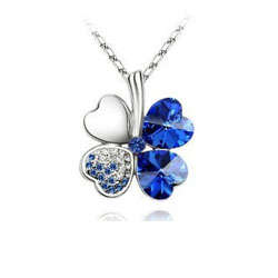 GORGEOUS SIMULATED TANZANITE PENDANT