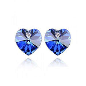 GORGEOUS SIMULATED TANZANITE EARRING STUDS