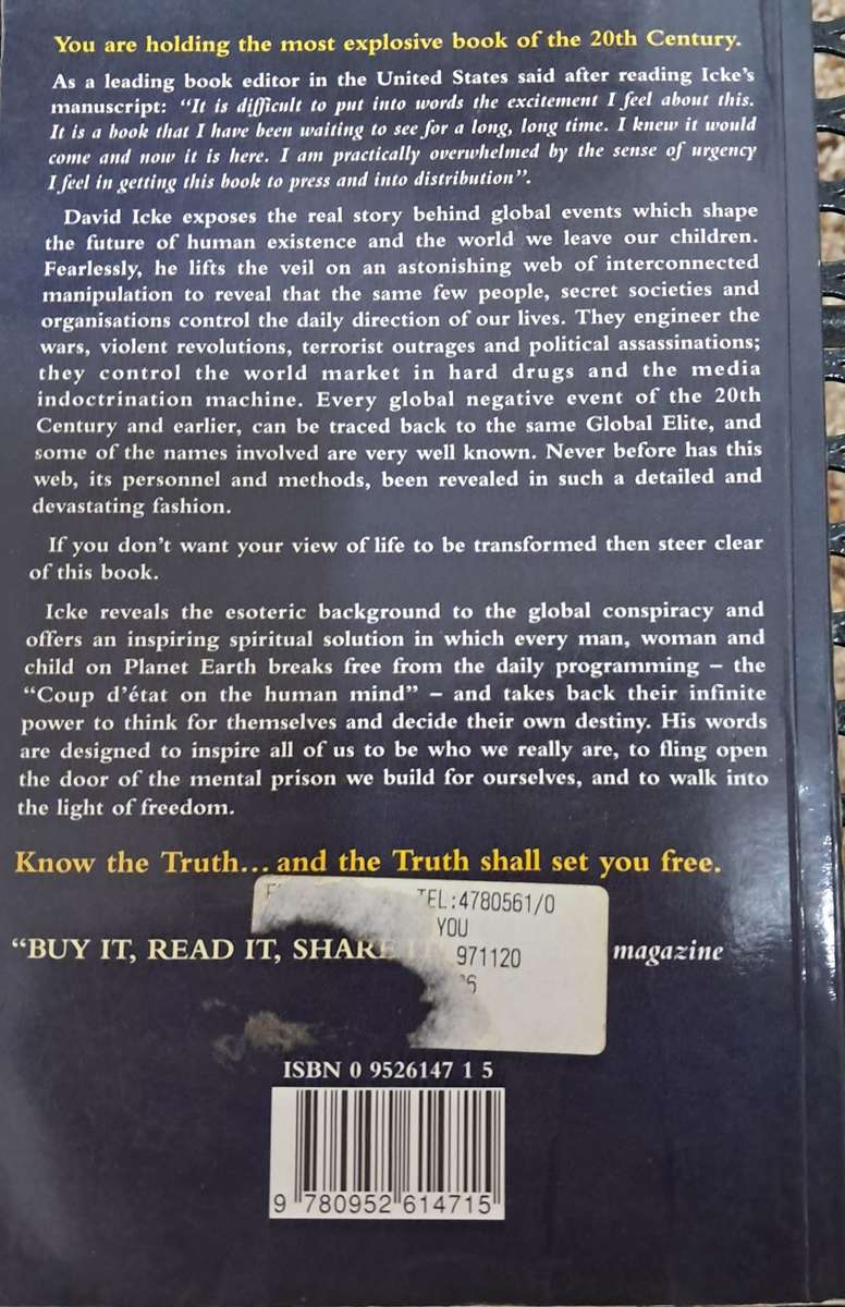 And the Truth shall set you Free (David Icke)